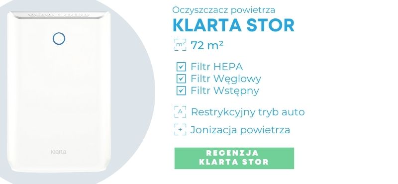 Oczyszczacz powietrza dla alergików Klarta Stor Oczyszczacz powietrza dla alergików Klarta Stor