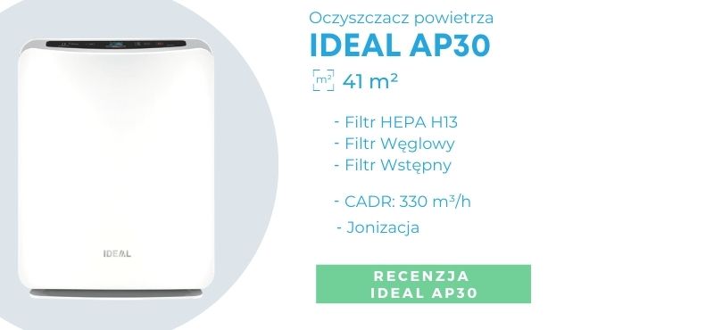 Oczyszczacz powietrza dla alergika IDEAL AP30
