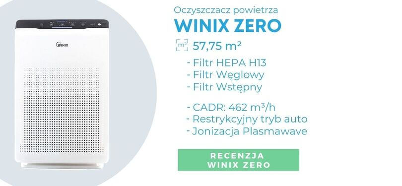 Oczyszczacz powietrza Winix Zero Oczyszczacz powietrza Winix Zero dla alergików