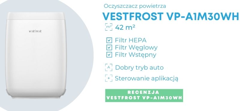Baner oczyszczacza powietrza Vestforst VP-A1M30WH